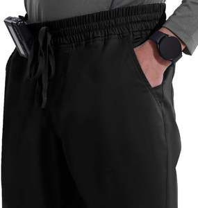 Traje elegante para hombre con tela resistente a la humedad que proporciona comodidad y fiabilidad para las tareas hospitalarias - Product Image 5