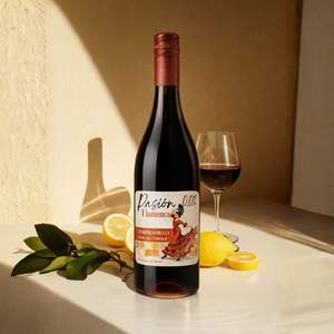 Vino Tinto Sin Alcohol Pasion Flamenca 100% Tempranillo 0.0% ABV Vino Español Sin Alcohol 750ml - Product Image 3