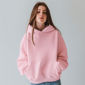 Sudadera con Capucha Básica Lisa para Hombre, de Algodón/Poliéster Ecológico, Tejido Jersey de Color Sólido, Informal, para Primavera, Otoño e Invierno - Product Image 2