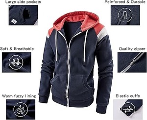 Sudaderas con Capucha para Hombre, Otoño, Cómodas, 100% Algodón, Impresión Personalizada, Ecológicas, 300g - Product Image 4