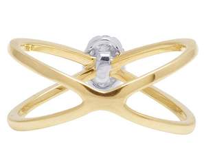 แหวนเพชรมอยส์ซอไนต์ทรงกลมสำหรับผู้หญิงแหวนชุบทองสีเหลืองเงินสเตอร์ลิง S925เป็นของขวัญสำหรับงานเลี้ยง - Product Image 3