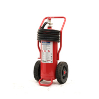 Extincteur à poudre mobile de haute qualité EMME ANTINCENDIO 25 kg en aluminium, fabriqué en Italie, certifié EN 1866-1