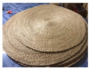 Tampons et tapis en jonc de mer Plaque murale Décorations pour la maison, jonc de mer Tenture murale Tasse à thé Dessous de verre Décoration de la maison Plaques en jonc de mer - Product Image 2