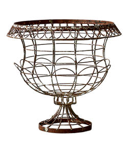 Metal Iron Wire Garden Urn Premium Quality Metal Iron Wire Garden Urn Decorative Indoor Outdoor Decoration - Product Image 5