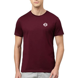 Camiseta de algodón y fibra de bambú para hombre de alta calidad Diseño OEM personalizado Hecho en Pakistán Venta en línea - Product Image 1