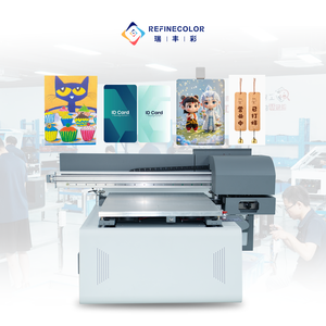 طابعة مسطحة عالية الجودة بتقنية DTF تعمل بالأشعة تحت البنفسجية من Refinecolor ، رأس طباعة A1 ، Epson I1600U1 I3200 مع ترقية نظام CCD - Product Image 1