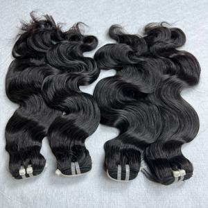 Extensions de cheveux humains vierges bruts vietnamiens brésiliens CDYHAIRVN 10A, naturels, ondulés - Product Image 2