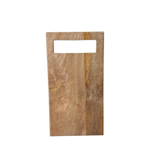 Tabla de madera con forma rectangular para picar, de Color Natural, para restaurante y Decoración de mesa - Product Image 1