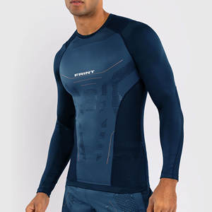 Camisa de compresión sublimada Rashguard para hombre técnica de manga completa Jiu Jitsu BJJ MMA Spandex logotipo personalizado ropa deportiva al por mayor - Product Image 1
