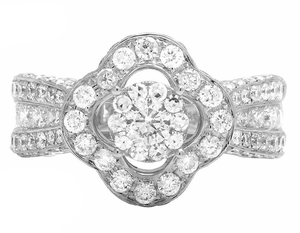 S925 argent Sterling Moissanite fiançailles glacé bague de mariage de mariée bijoux pour femmes cadeau d'anniversaire - Product Image 2