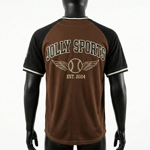 Camiseta de Béisbol para Hombre, 100% Algodón, Corte Holgado, Malla de Poliéster de Secado Rápido, Negra con Rayas Blancas, Logotipo Bordado en Tela Tackle Twill - Product Image 6