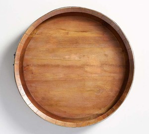 Table basse ottomane en bois massif écologique plateau de service décor à la maison hôtel Restaurant Bar ustensiles de cuisine pour le luxe - Product Image 4