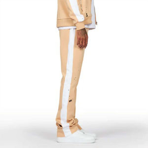 Ensemble de survêtements en coton biologique pour homme avec capuche zippée et vêtements de jogging ensemble de survêtements décontractés pour homme - Product Image 4