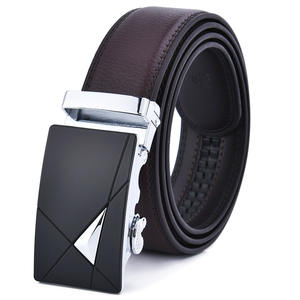 Ceinture en cuir et acier pour homme, prix d'usine, OEM, ODM, vente en gros, haute qualité, logo personnalisé |   Classique, décontracté et respirant - Product Image 6