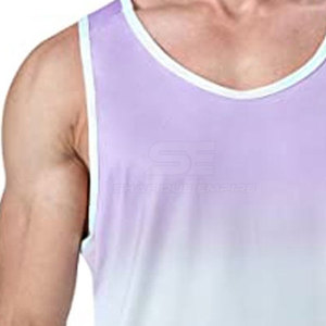 Camiseta sin mangas de algodón 100% de alta calidad para hombre, ropa de moda de verano a bajo precio, diseño de punto transpirable de secado rápido, estilo informal - Product Image 6