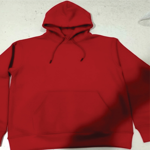 Sweat à capuche prêt à personnaliser en molleton de coton épais, coupe oversize, uni, streetwear, tendance du marché américain et européen - Product Image 2