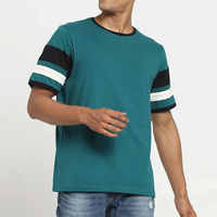T-shirts pour hommes de marques de mode de haute qualité, écologiques, respirants, à séchage rapide, en polyester/coton, coupe classique, décontractés