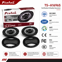 Haut-parleurs audio pour voiture au son clair, qualité supérieure, 6 pouces, 500W max, 45W RMS, 4 ohms, 91dB, 4 voies, pour mise à niveau audio de véhicule
