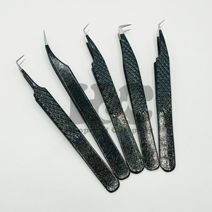 Pinzas Profesionales de Acero Inoxidable para Extensión de Pestañas, Punta Puntiaguda y Dentada, Duraderas, Aplicador de Pestañas Postizas, Pinzas para Pestañas de Visón - Product Image 6
