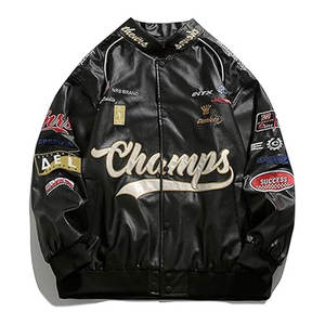 Wholesale High Quality Custom Fashion Streetwear Unisex Biker Motorcycle <b>Racing</b> <b>Jackets</b> <b>Vintage</b> Motorbike Bomber Breathable - Product Image 1