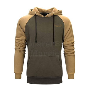Nueva llegada, sudaderas con capucha para hombre de diseño minimalista y sencillo, de color sólido, esenciales para el día a día, con bolsillos tipo canguro. - Product Image 2