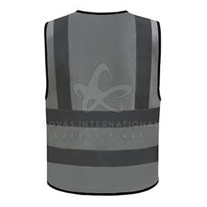 เสื้อกั๊กผ้าโพลีเอสเตอร์สะท้อนแสงระบายอากาศได้ดีสไตล์ใหม่จากผู้ผลิต - Product Image 2