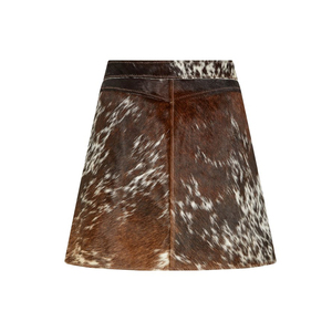 Producto profesional Ropa de calle Falda de cuero de vaca Nuevo diseño Color sólido Falda de cuero de vaca ajustada - Product Image 4