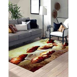 Tapis imprimé : Doux, personnalisé, tendance, moderne, style farmhouse, chenille, bureau, chambre d'enfant, tapis fin non tissé - Product Image 5