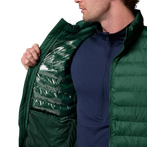 Gilet matelassé pour homme en polyester de qualité supérieure, vêtement d'extérieur décontracté d'hiver, respirant, personnalisé, col montant, fermeture éclair - Product Image 4