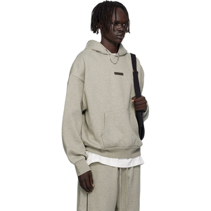 个性化标志公司连帽衫纯色工作服连帽衫街加大码男女通用运动男装连帽衫服装 - Product Image 3