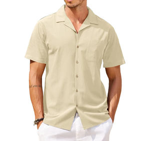 T-shirts ajustés pour hommes T-shirts en tricot pour hommes Chemises décontractées et légères T-shirt pour hommes Imprimé 100% polyester - Product Image 1