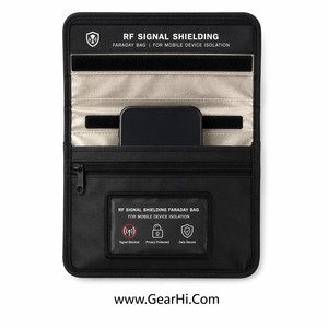 Bolsa Faraday de Protección de Señales RF, Impermeable, de Nailon 600D Resistente, Bolsa para Equipos Electrónicos, Estuche de Almacenamiento para Cámaras Ocultas, Óptica - Product Image 3