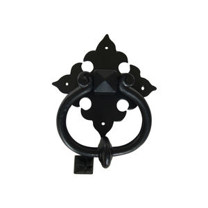 Majestuoso aldaba de puerta de latón con acabado antiguo y detalles artesanales intrincados para villas de lujo y casas tradicionales - Product Image 4