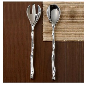 Nuevo Tenedor de queso de Metal de estilo Vintage con mango forjado a mano de lujo Juego de Cubiertos de acero inoxidable para bodas y fiestas de queso - Product Image 4