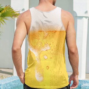 Camiseta sin Mangas Deportiva para Hombre, Sublimada, Transpirable, de Punto, Informal, 100% Algodón, al por Mayor - Product Image 2