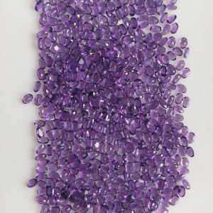 Ametista Africana Natural, Corte Ovalado de 4x3 mm, Piedra Preciosa Suelta de la Mejor Calidad para la Fabricación de Joyas - Product Image 2