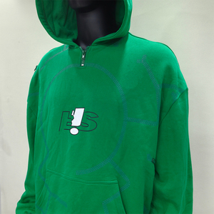 เสื้อฮู้ดดี้ทรงโอเวอร์ไซส์แบบครอป ผ้าเฟรนช์เทอร์รี่ แขนแร็กแลน ไม่มีแขน สไตล์วินเทจ ล้างสีแบบแอซิดวอช รับผลิตตามแบบ OEM พร้อมสกรีนโลโก้ตามสั่ง - Product Image 5