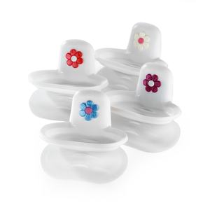 Jabonera Daisy de Plástico para Hotel, Soporte de Jabón Decorativo con Ventosa para Montar en la Pared - Product Image 2