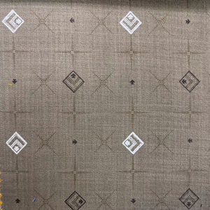 Tela de Camisa estampada de buena calidad 100% poliéster, textil asequible para vestido de hombre y venta de exportación - Product Image 1