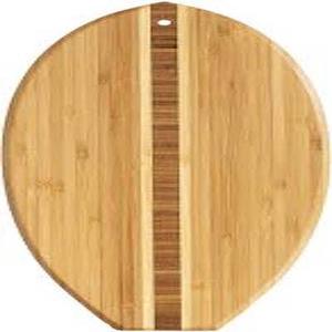 Picadora redonda de madera con mango de Metal para comida, Pizza, verduras, cocina, hogar, Hotel, restaurante - Product Image 1
