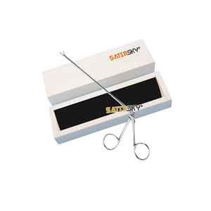 คีมจับหัวเลือดแบบสองขั้ว 14 ซม. ทำจากสแตนเลสสตีล เครื่องมือทันตกรรม ได้รับการรับรองมาตรฐาน CE ระดับ Class III แบบใช้มือ ยี่ห้อพรีเมียม Satinsky - Product Image 6