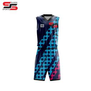 Tenue de sport sur mesure pour hommes, uniforme de basket-ball OEM, conception personnalisée, uniforme de basket-ball à séchage rapide pour adultes, vente en gros de haute qualité - Product Image 1