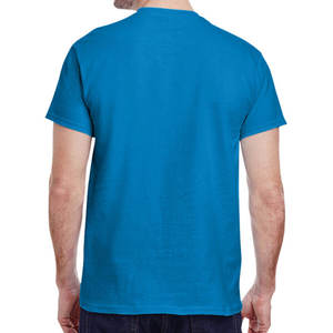 Camiseta personalizada de algodón de alta calidad para hombres en blanco peso pesado siguiente nivel personalizado cuello redondo manga corta diseño que quieres camiseta - Product Image 4