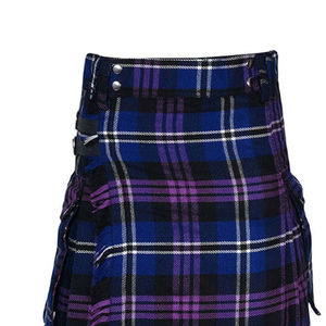 Kilt écossais Stewart de chasse, 8 yards, 16 oz, tissu polyester/coton lourd, personnalisable, haute qualité, pour hommes - Product Image 3