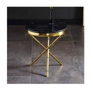 Table d'appoint/table basse en acier inoxydable au design moderne pour le salon, couleur et forme personnalisables, écologique, qualité supérieure - Product Image 4