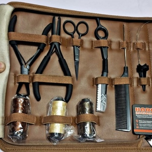Kit professionnel d'extensions capillaires en acier inoxydable : Perles, outils de pose et de retrait, pinces tout-en-un, boucles, clips, couleurs personnalisables - Product Image 5