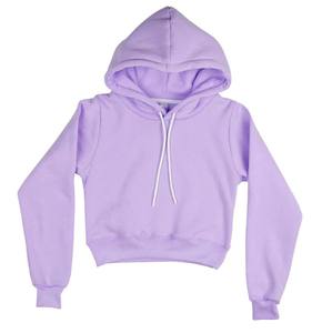 เสื้อฮู้ดดี้ผู้หญิงผ้าฝ้ายทรงครอป แขนยาว ทรงโอเวอร์ไซส์ ปักลาย DTG สไตล์ลำลอง สตรีทแวร์ สำหรับออกกำลังกาย โยคะ ฤดูหนาว - Product Image 6