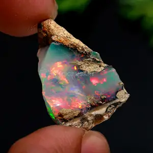 Batu permata longgar kristal kasar Opal kualitas bagus Opal Mineral mentah belum dipotong pasokan kasar pembuatan perhiasan