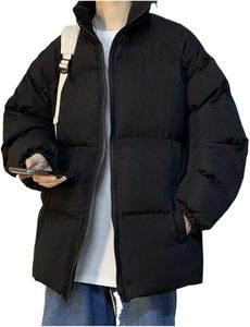 <b>Men's</b> Waterproof Windproof Breathable Eco-Friendly Lightweight Puffer <b>Jacket</b> Winter Ski Parka Warm Hood Fleece <b>Pullover</b> Closure - Product Image 2