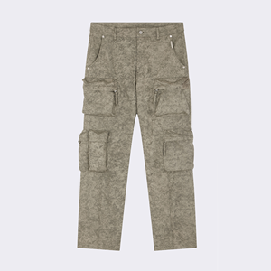 Pantalones Cargo Casuales para Hombre de Alta Calidad al por Mayor, 100% Poliéster, Transpirables, Ecológicos, Ligeros, de Corte Holgado, Largos, para Exteriores - Product Image 5